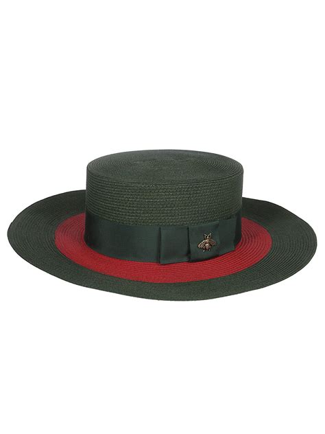 gucci wide brim fedora green|Green Gucci Hat .